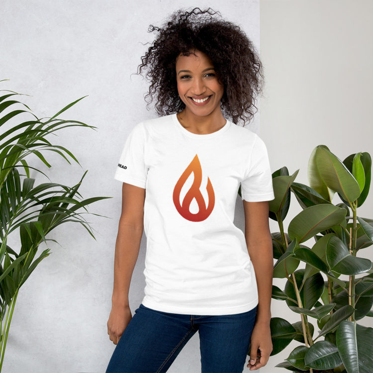 Petrolhead Café Logo Unisex T-Shirt, Light Colors - Image 3