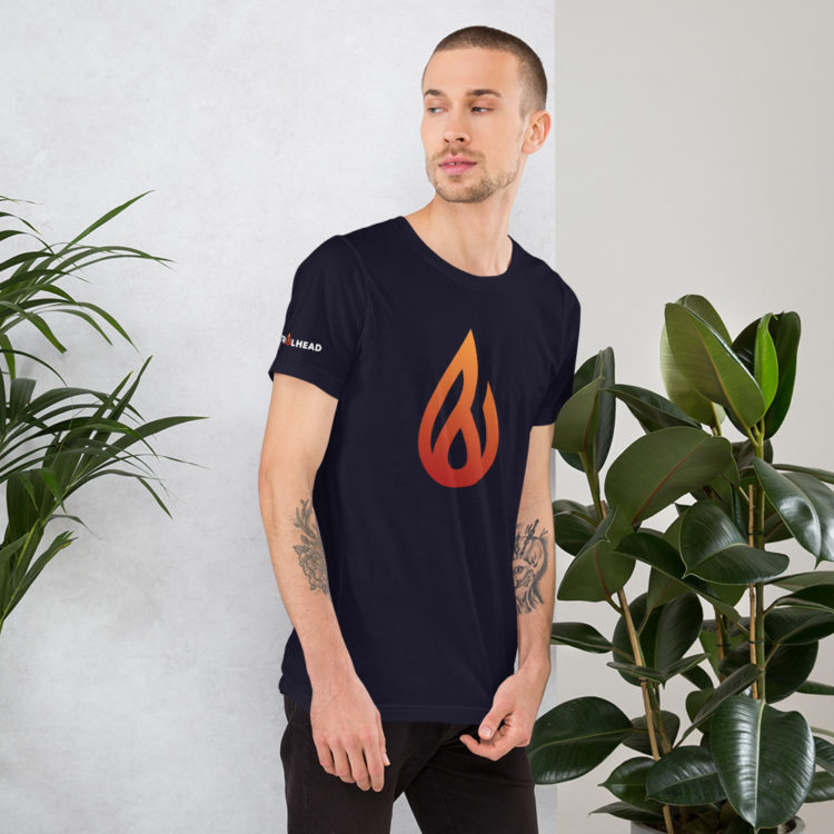 Petrolhead Café Logo Unisex T-Shirt, Dark Colors - Image 8
