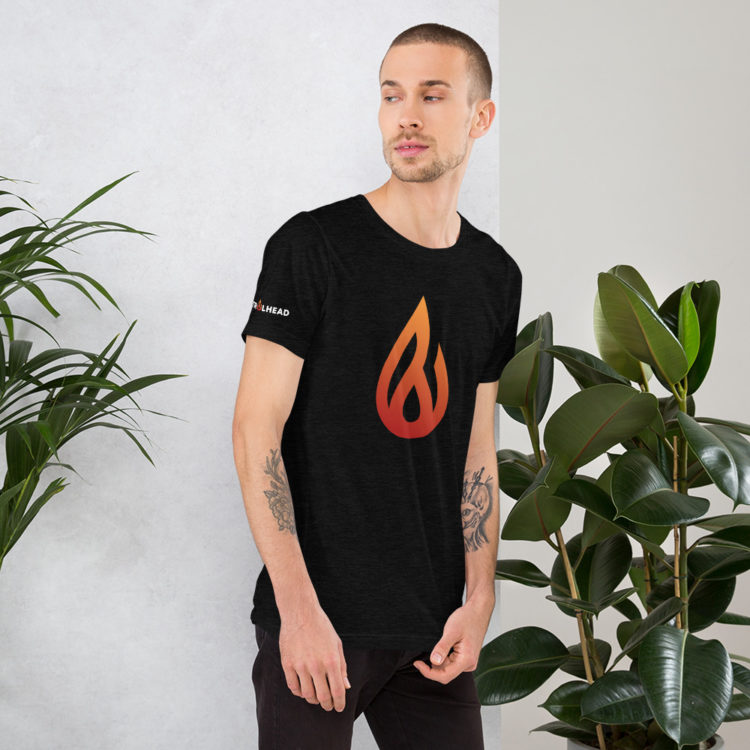 Petrolhead Café Logo Unisex T-Shirt, Dark Colors - Image 6