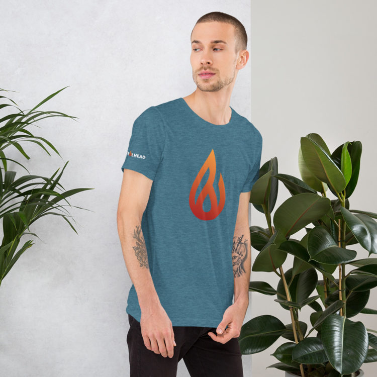 Petrolhead Café Logo Unisex T-Shirt, Dark Colors - Image 11