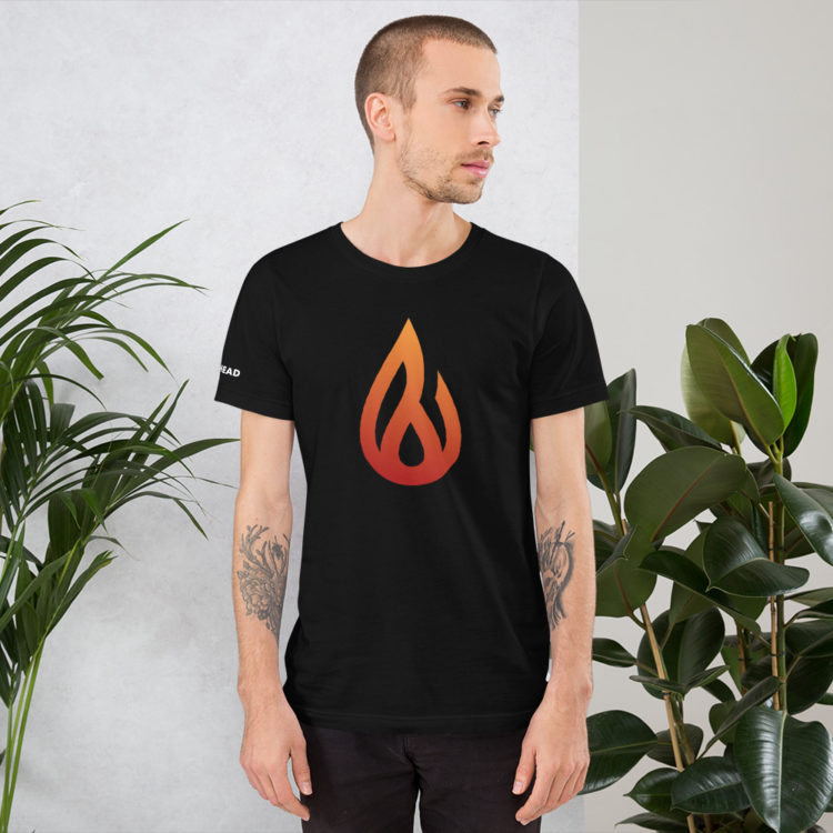 Petrolhead Café Logo Unisex T-Shirt, Dark Colors - Image 3