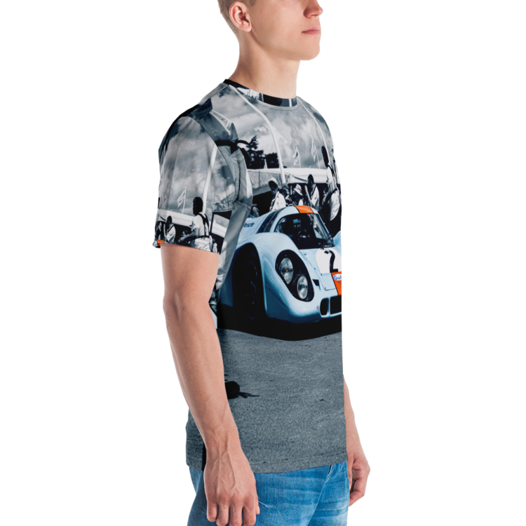 Vintage Le Mans Porsche All Over Tee - Image 3
