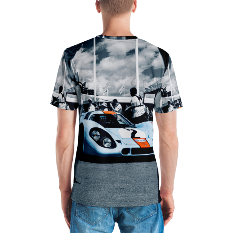 Vintage Le Mans Porsche All Over Tee - Image 2