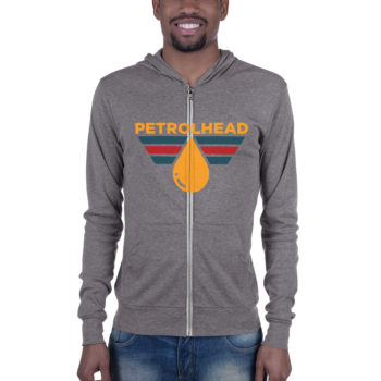 Vintage Logo Lightweight Zip Hoodie