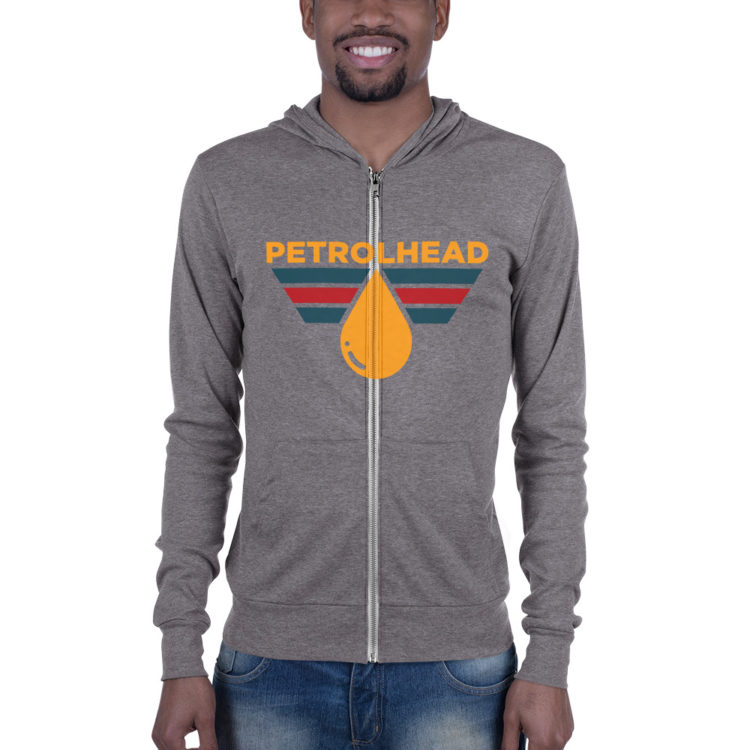 Vintage Logo Lightweight Zip Hoodie