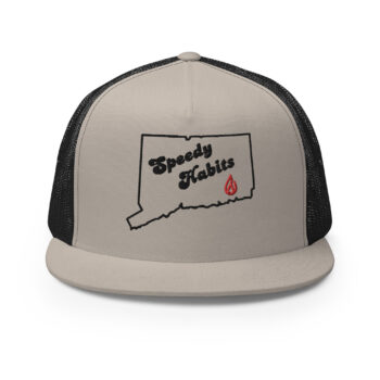 Speedy Habits Fabric Trucker Cap